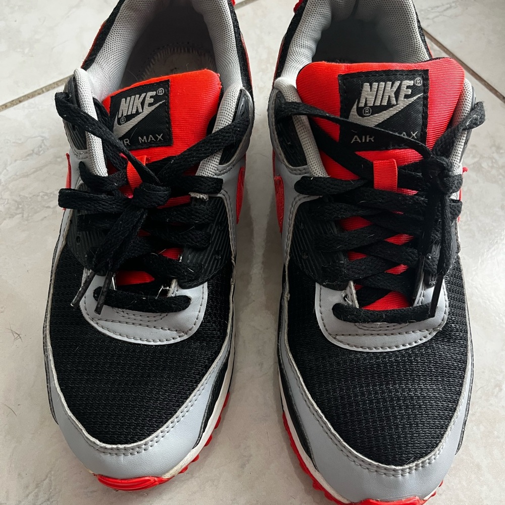 Nike Air Max Black and Red Sneakers